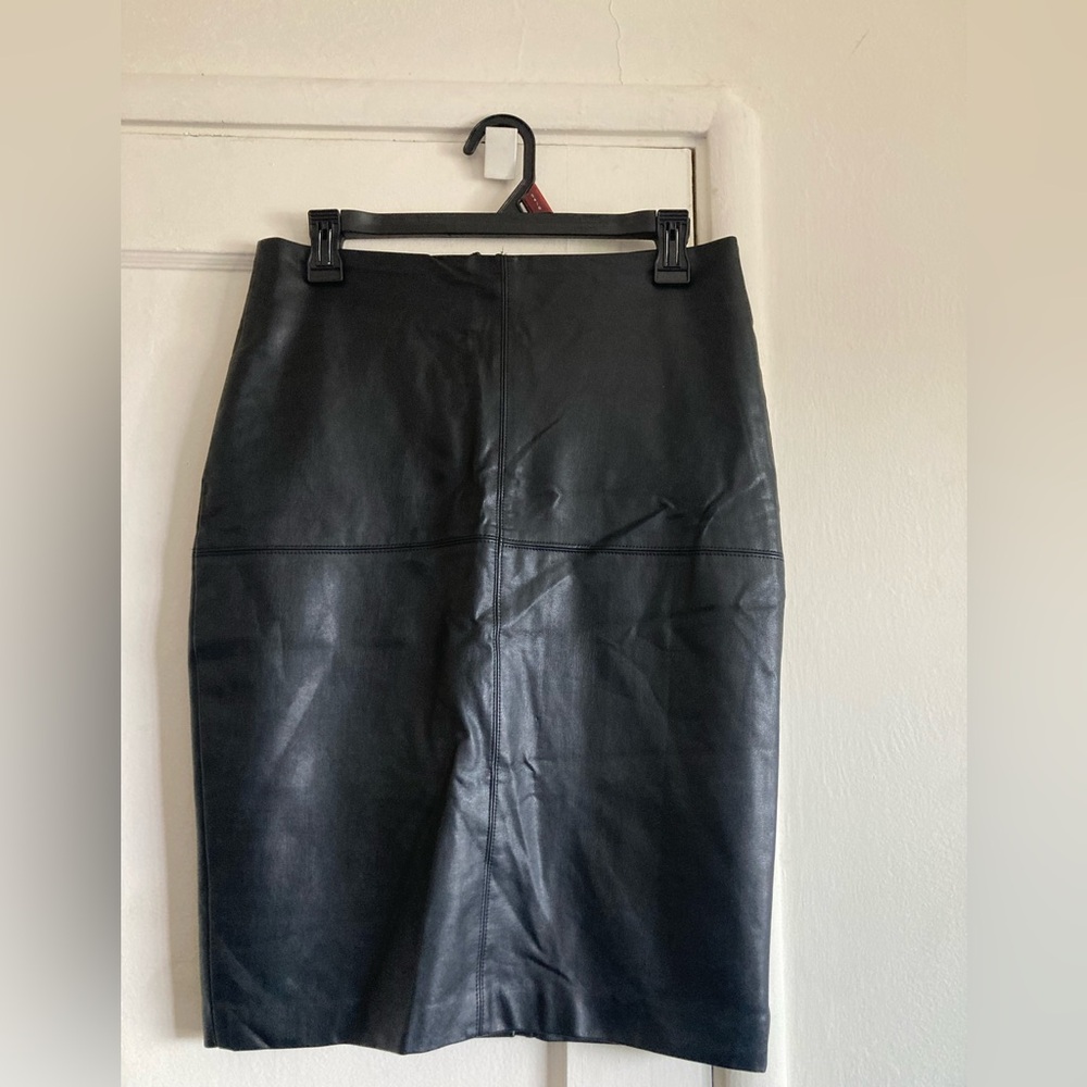 INC International Concepts Black Midi Pencil Skirt
